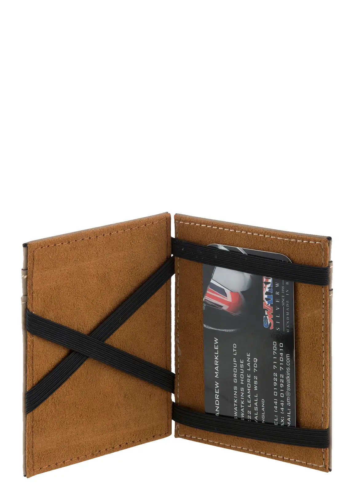 Leatherette Card & Cash Holder - Image 4