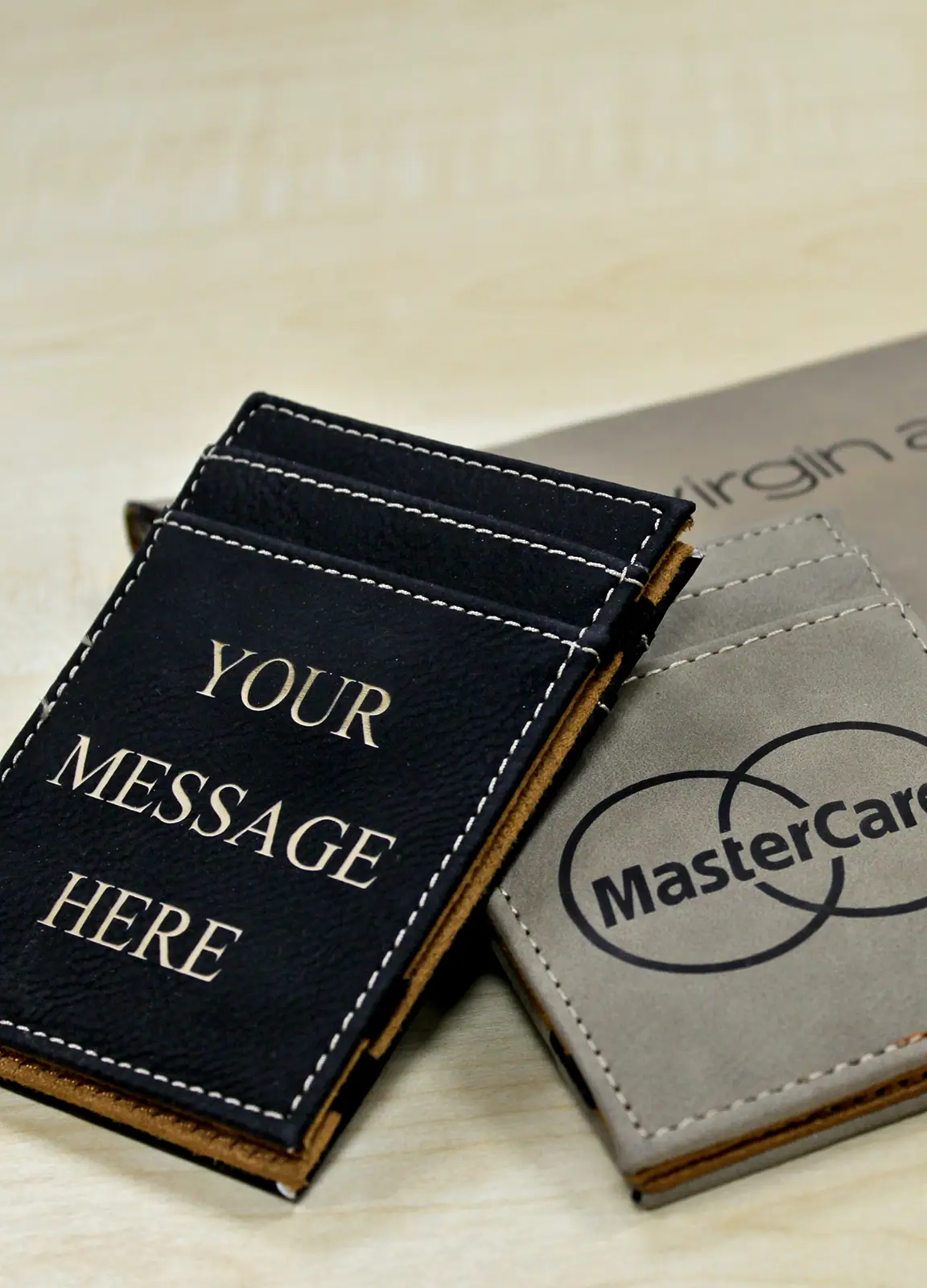 Leatherette Card & Cash Holder - Image 2