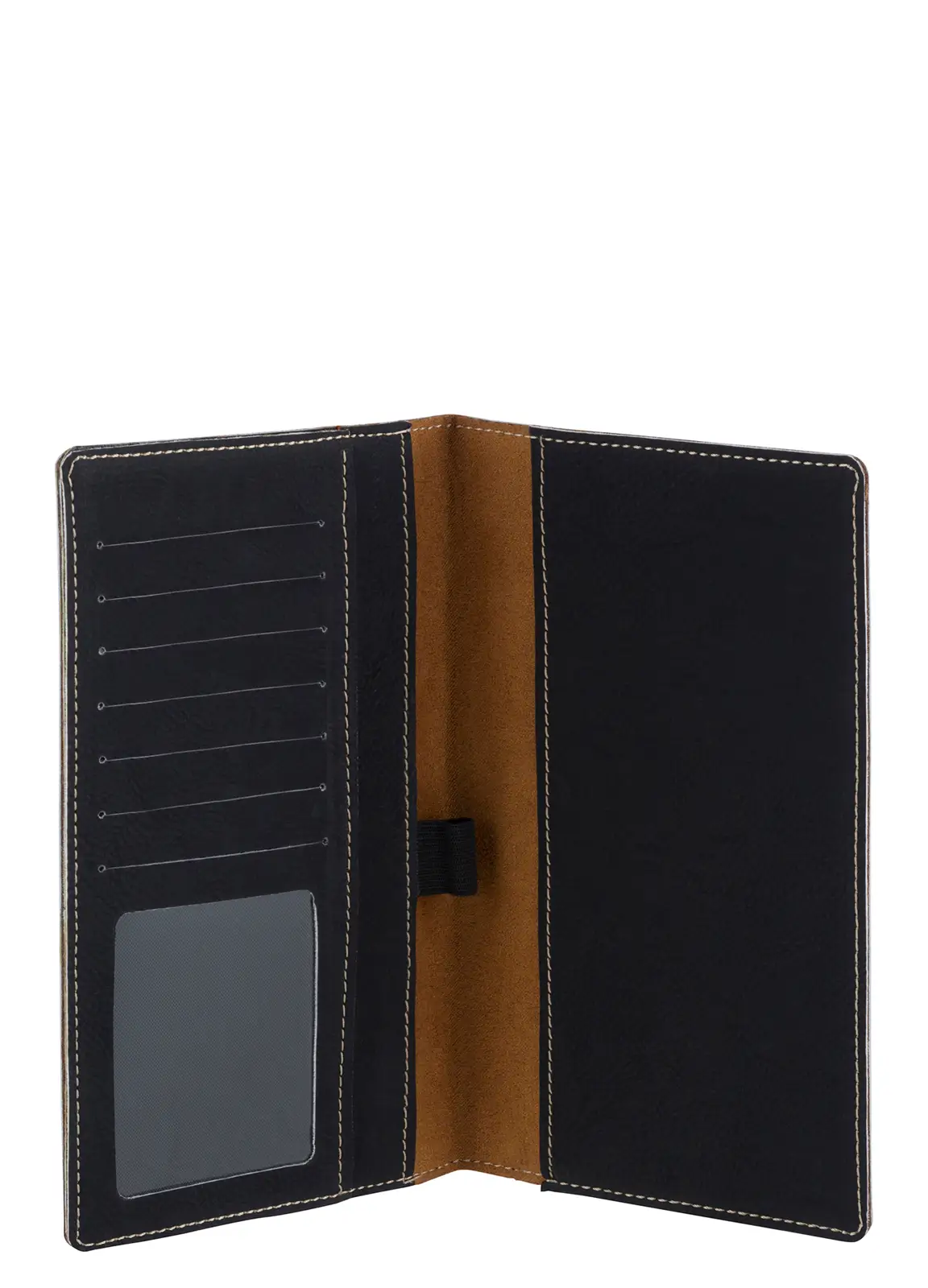 Leatherette Cheque Wallet - Image 6