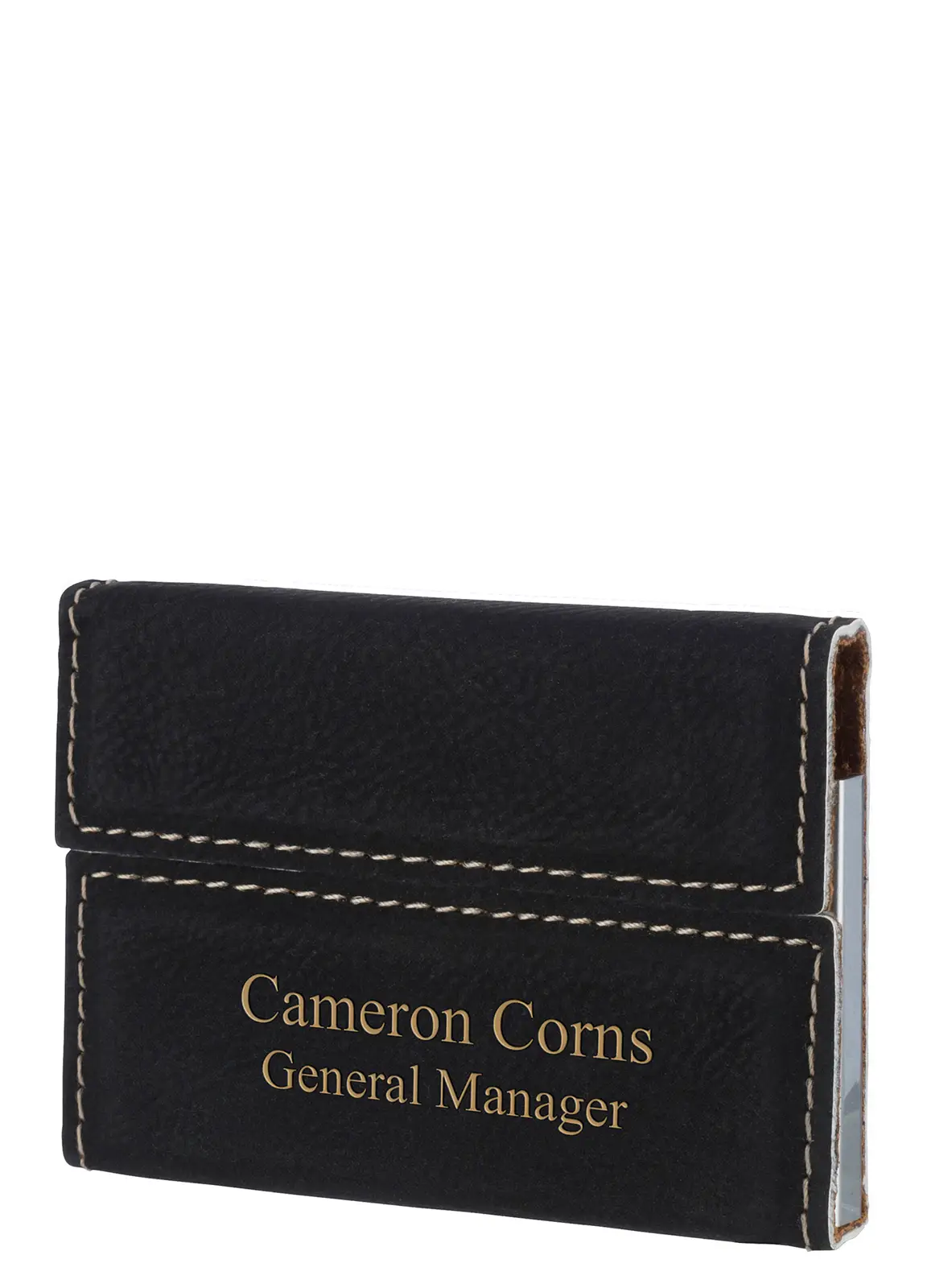 Leatherette Business Card Holder - Image 6