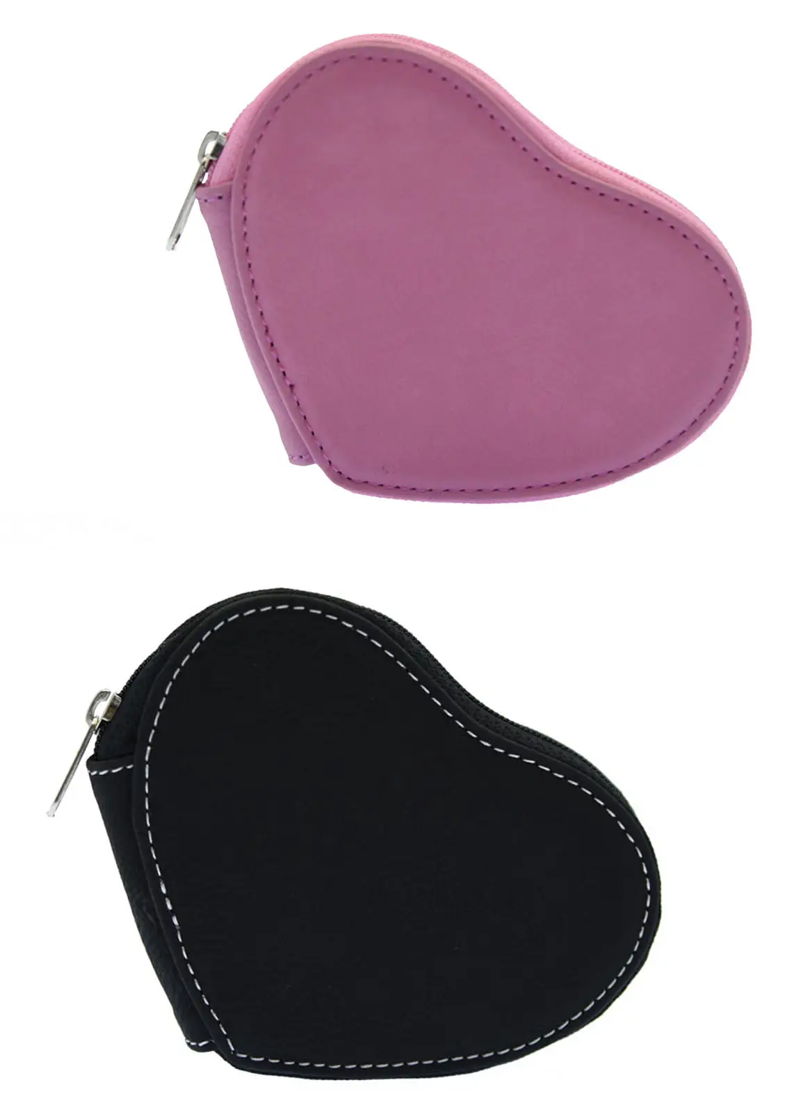 Heart Shape Leatherette Coin Purse