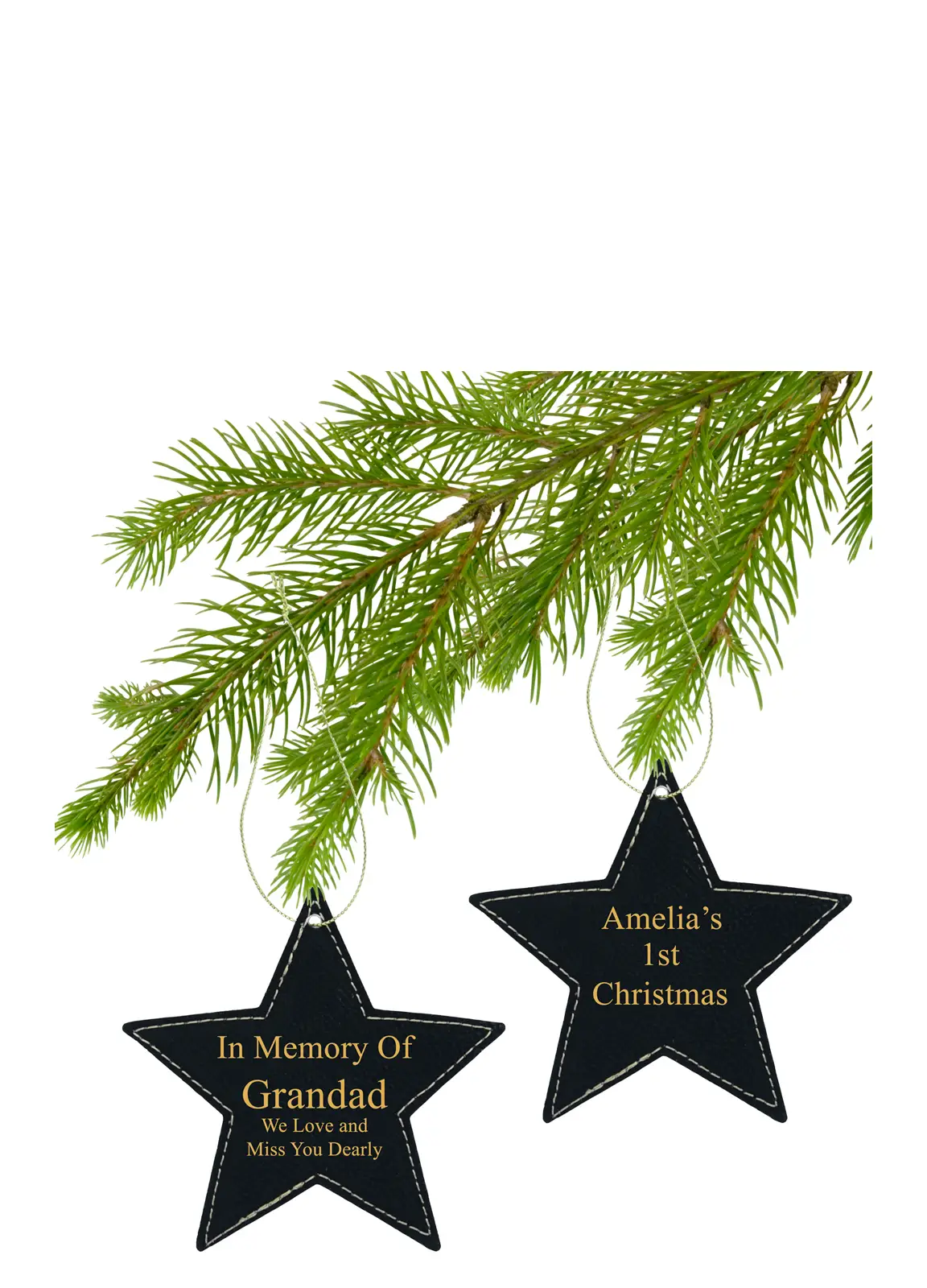 Star Leatherette Decoration